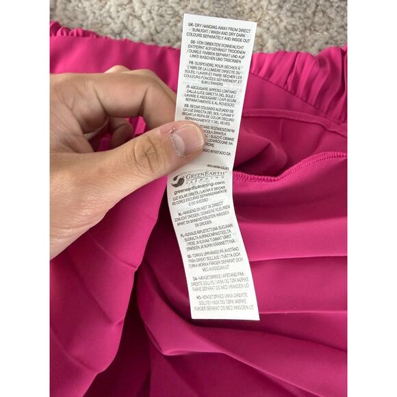 Boden Size 8 Pleated Maxi A Line Pink Purple Skirt Zip Casual - Picture 7 of 8